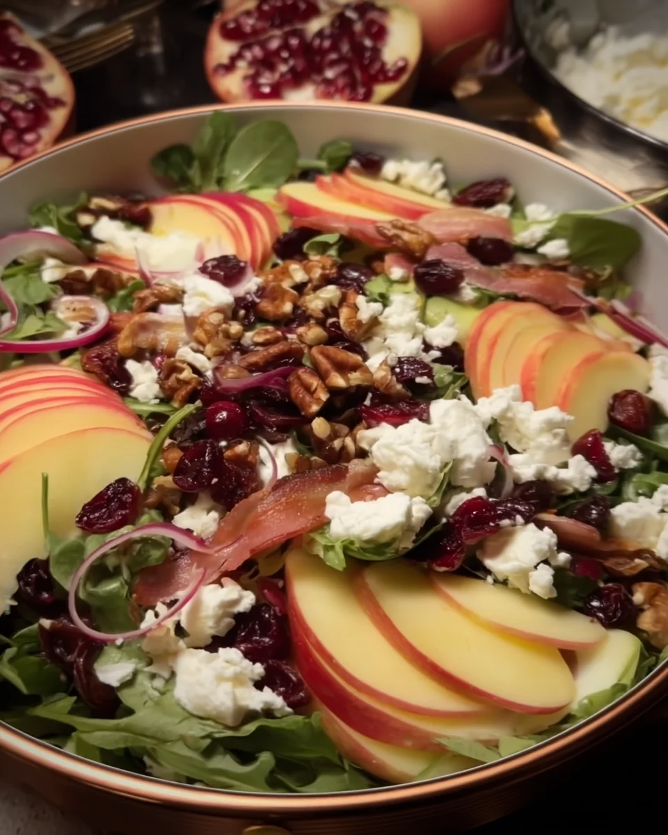 Autumn Harvest Honeycrisp Apple and Feta Salad Autumn