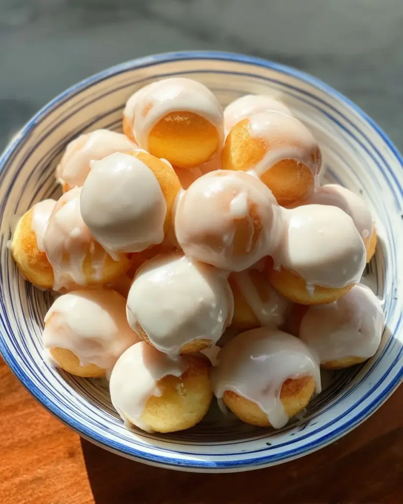 Glazed Lemon Donut Holes