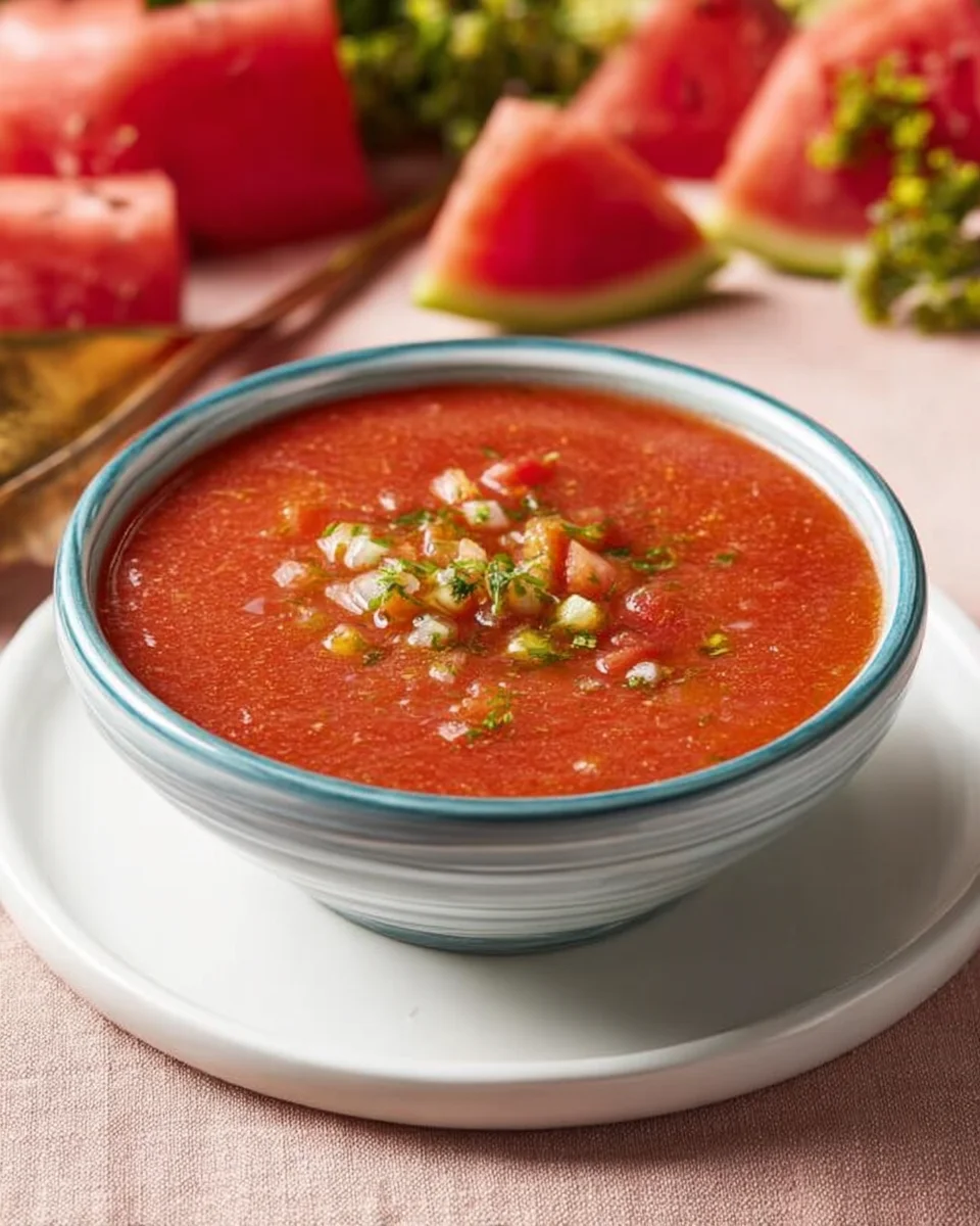 Watermelon Gazpacho Watermelon