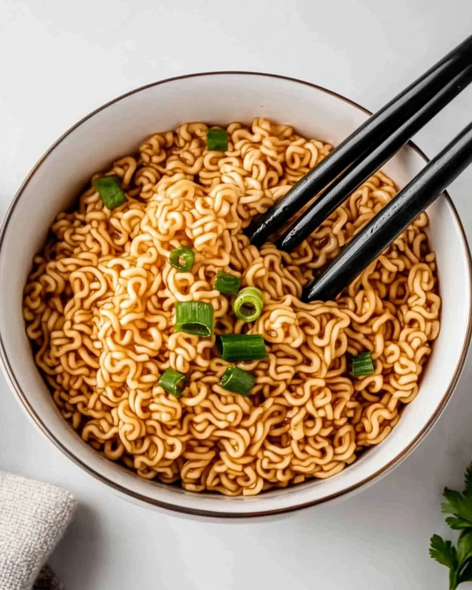 10 Minute Sesame Garlic Ramen Noodles 10