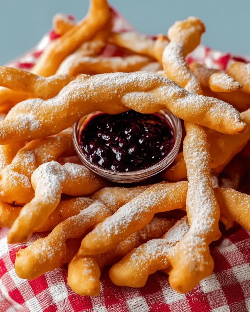 Crispy Funnel Cake Sticks