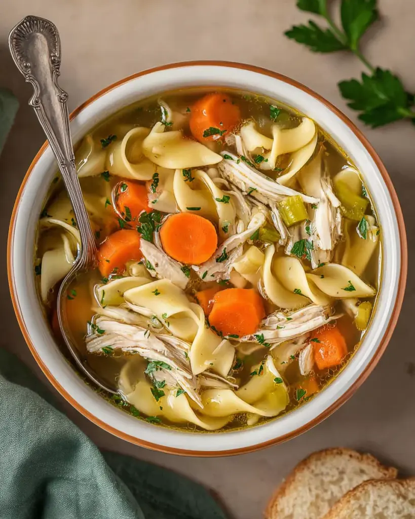 Classic Rotisserie Chicken Noodle Soup