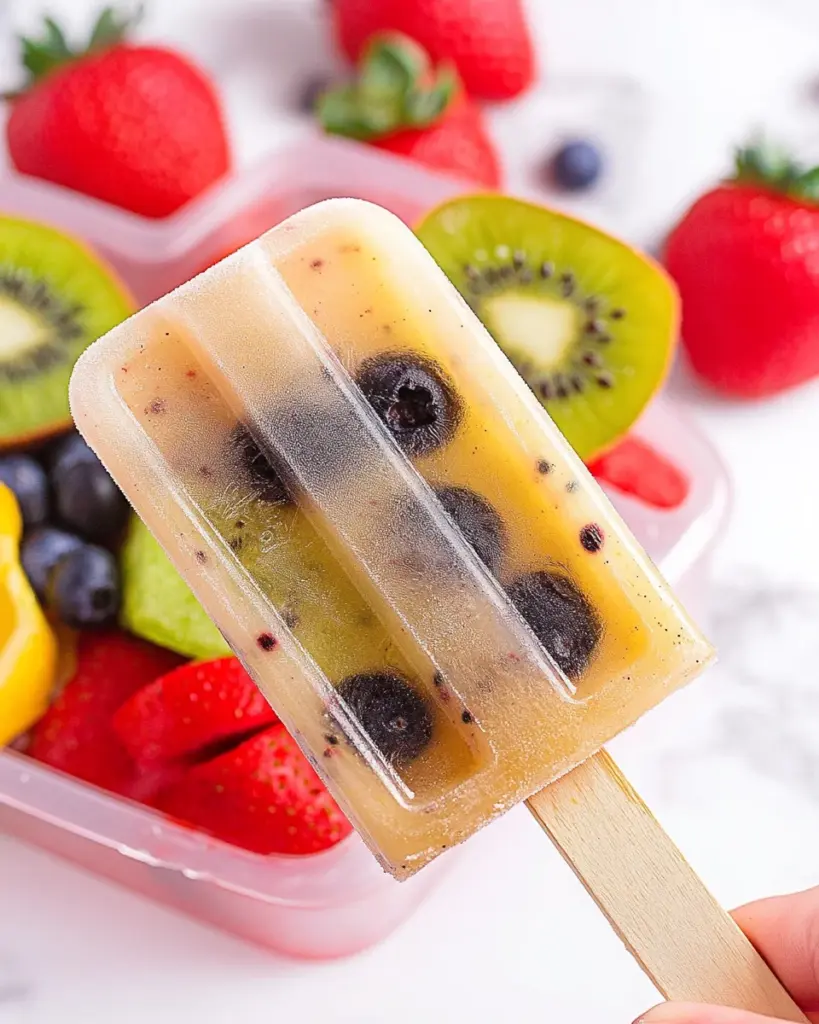 Fruit Popsicles Fruit Popsicles