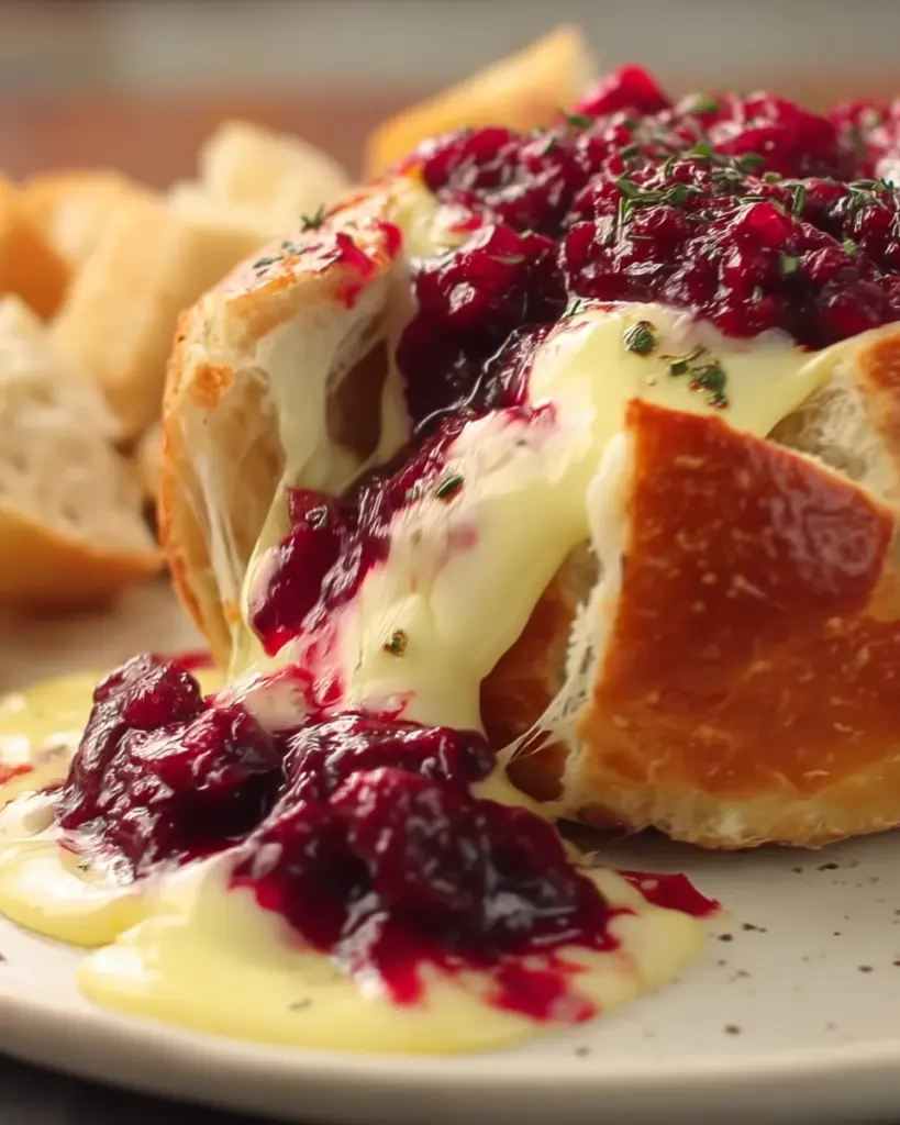 BAKED CRANBERRY BRIE BREAD BOWL BAKED CRANBERRY BRIE BREAD BOWL