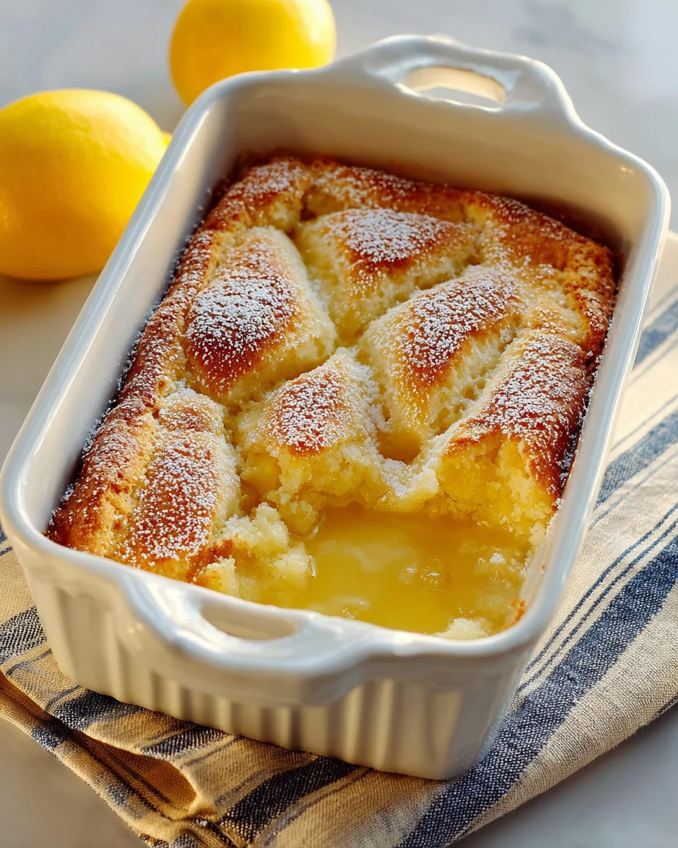 Magic Lemon Cobbler Magic