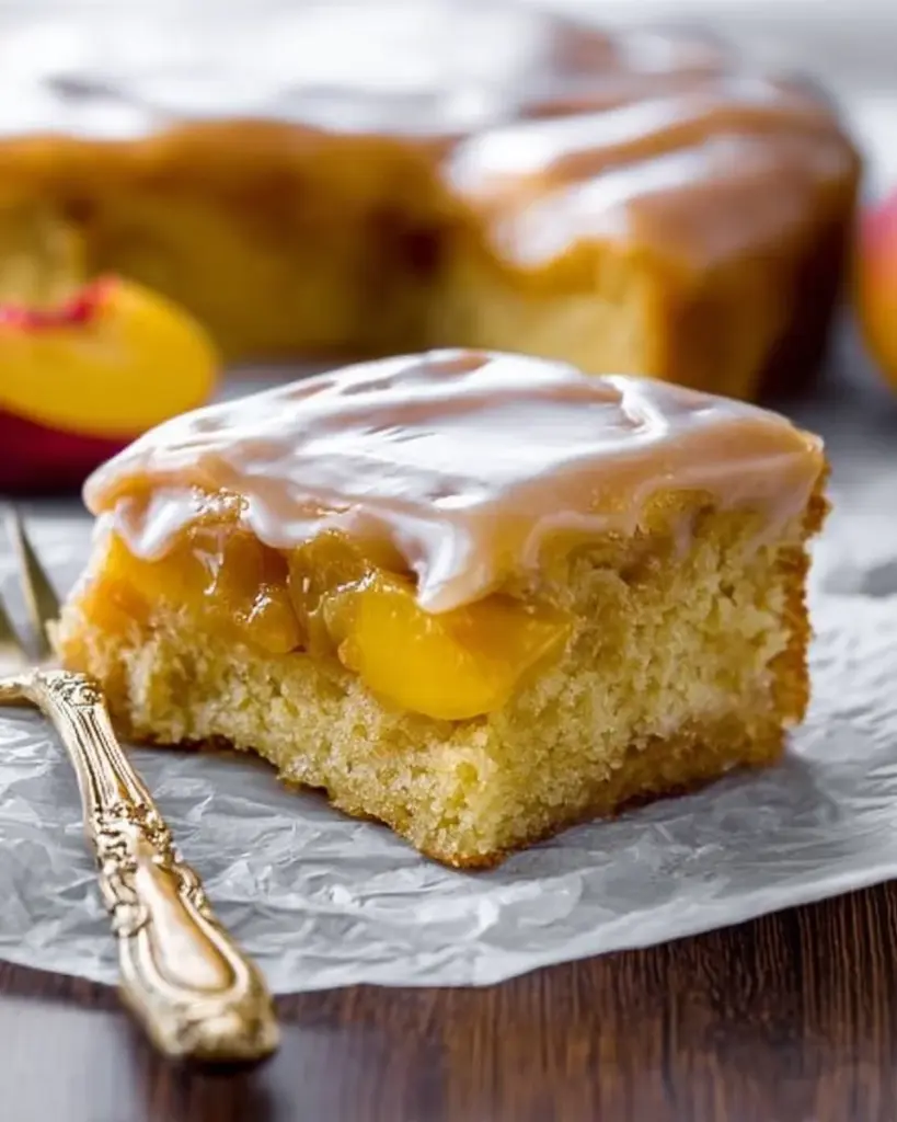Brown Sugar Peach Cake