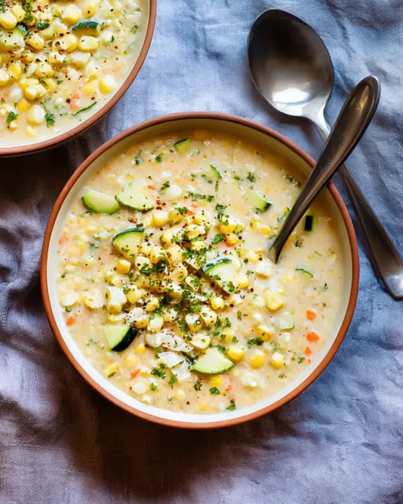 Corn and Zucchini Chowder Corn and Zucchini Chowder