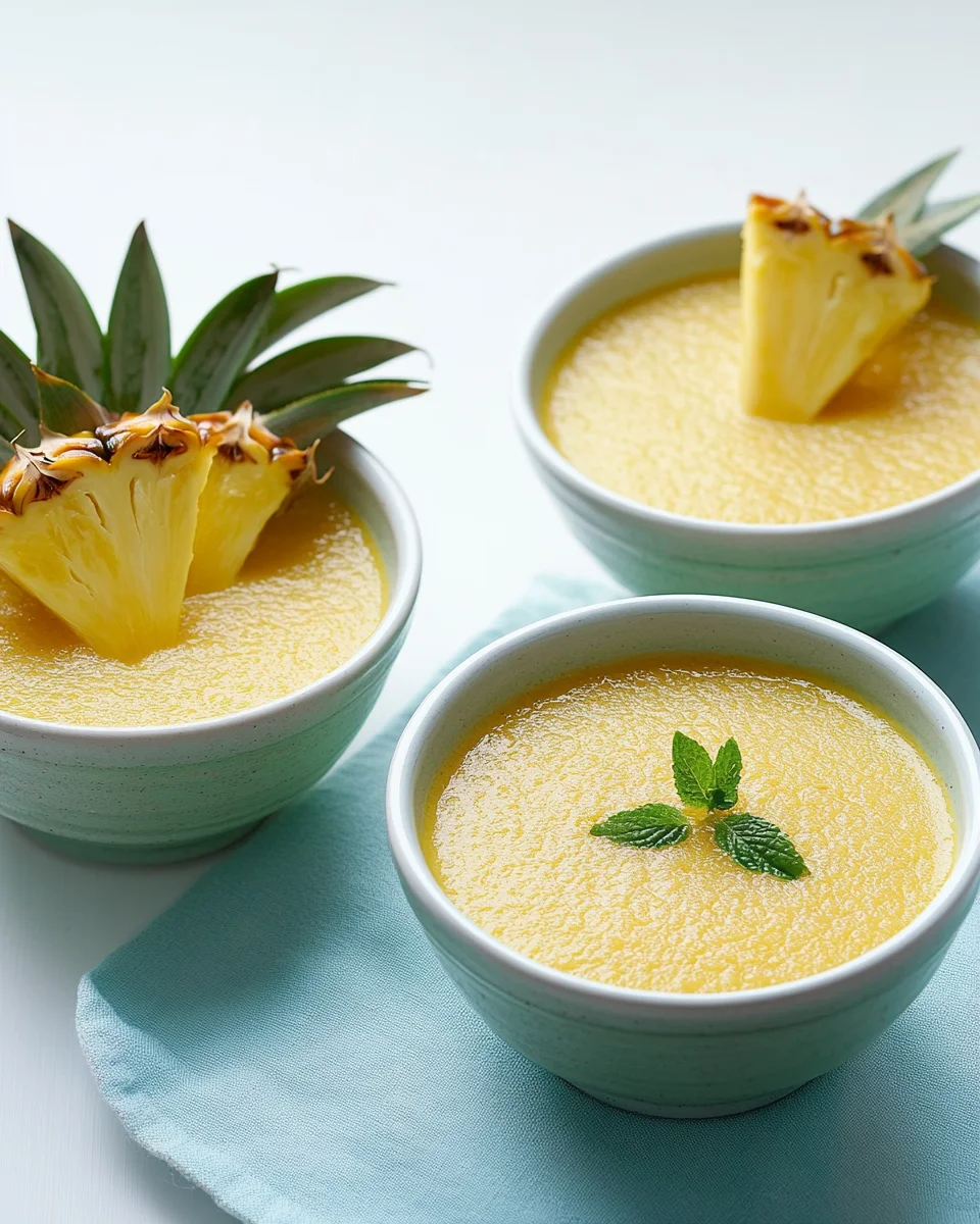 Chilled Pineapple Soup Chilled