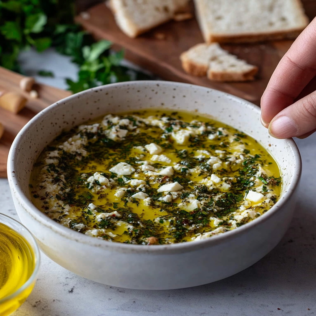 Herb and Feta Olive Oil Dip