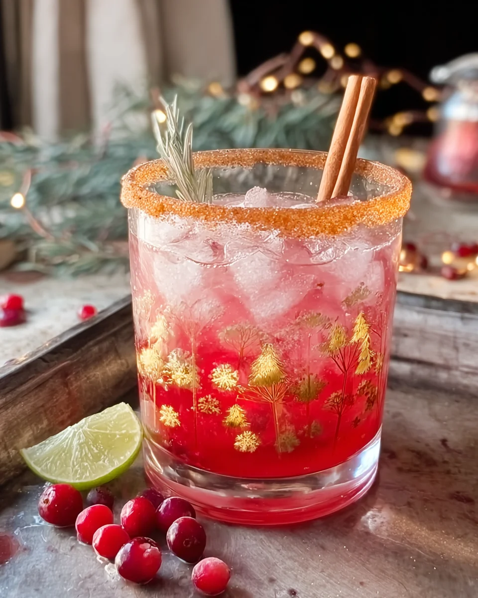Whoville's Spiced Up Christmas Margarita