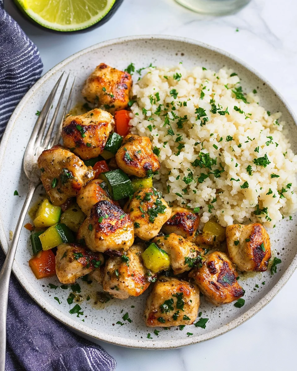 15-Minute Garlic Butter Chicken Bites 15-Minute