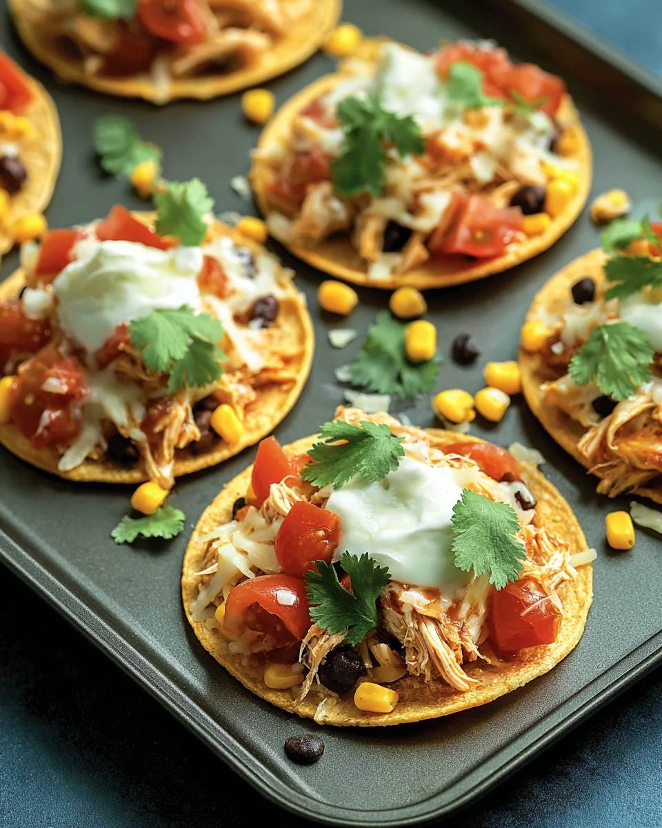 Mexican Rotisserie Chicken Tostadas Mexican