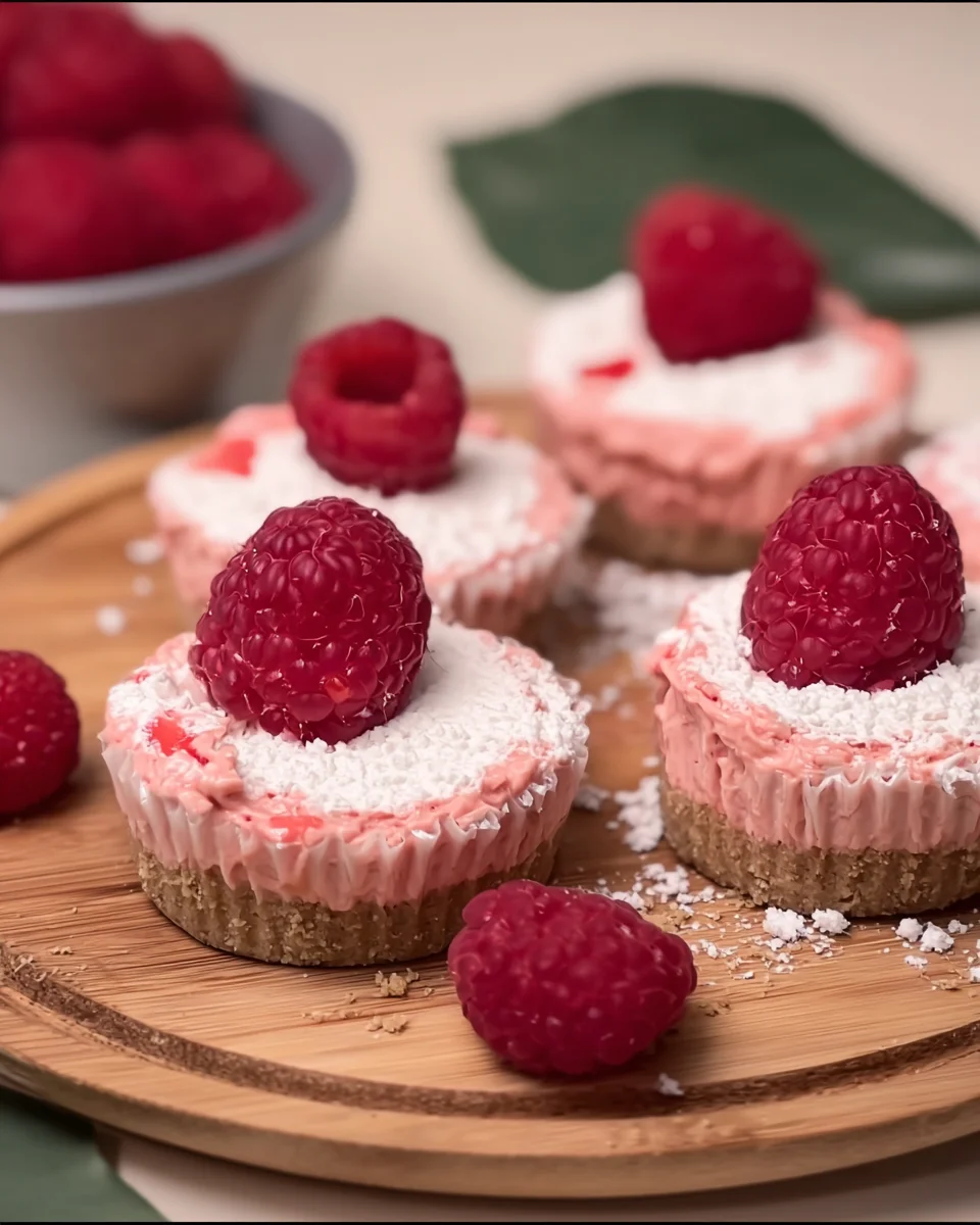 Low Calorie Mini Raspberry Cheesecake Low