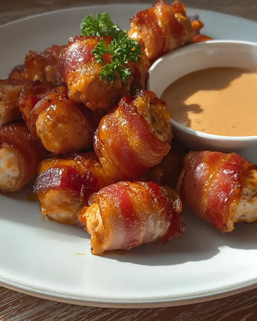 Honey Bacon Chicken Bites