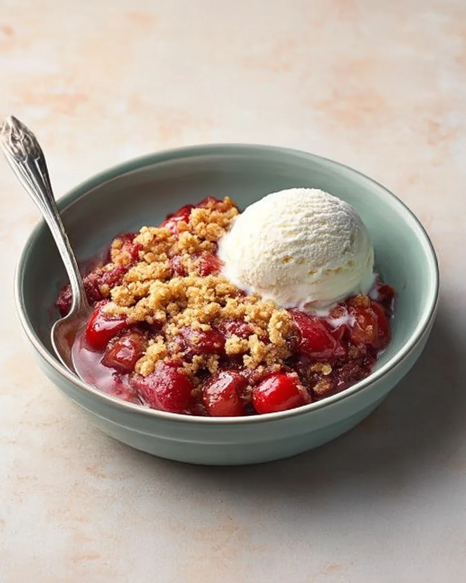 Cherry Crisp Recipe Cherry