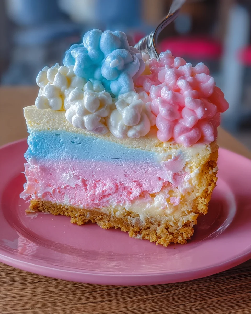 Cotton Candy Cheesecake Cotton